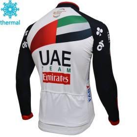 Maillot vélo 2018 Team UAE Hiver Thermal Fleece N001